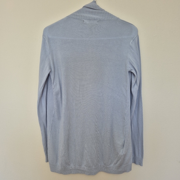 Mango Women’s Light Blue Open Front Long Sleeve Cardigan – Size XS - Picture 6 of 6